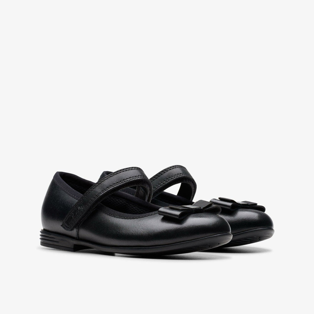 Finja Tap Kid Black Leather