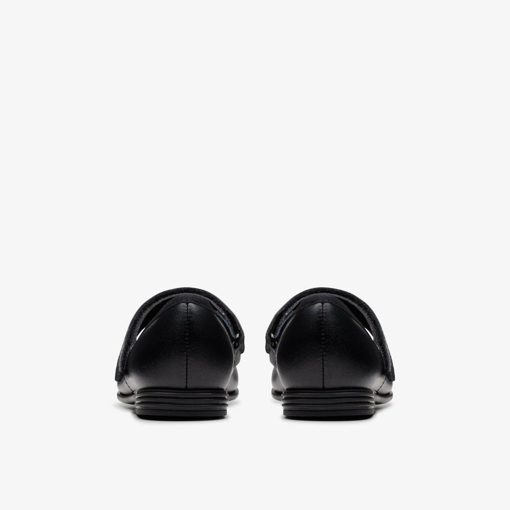 Finja Tap Kid Black Leather