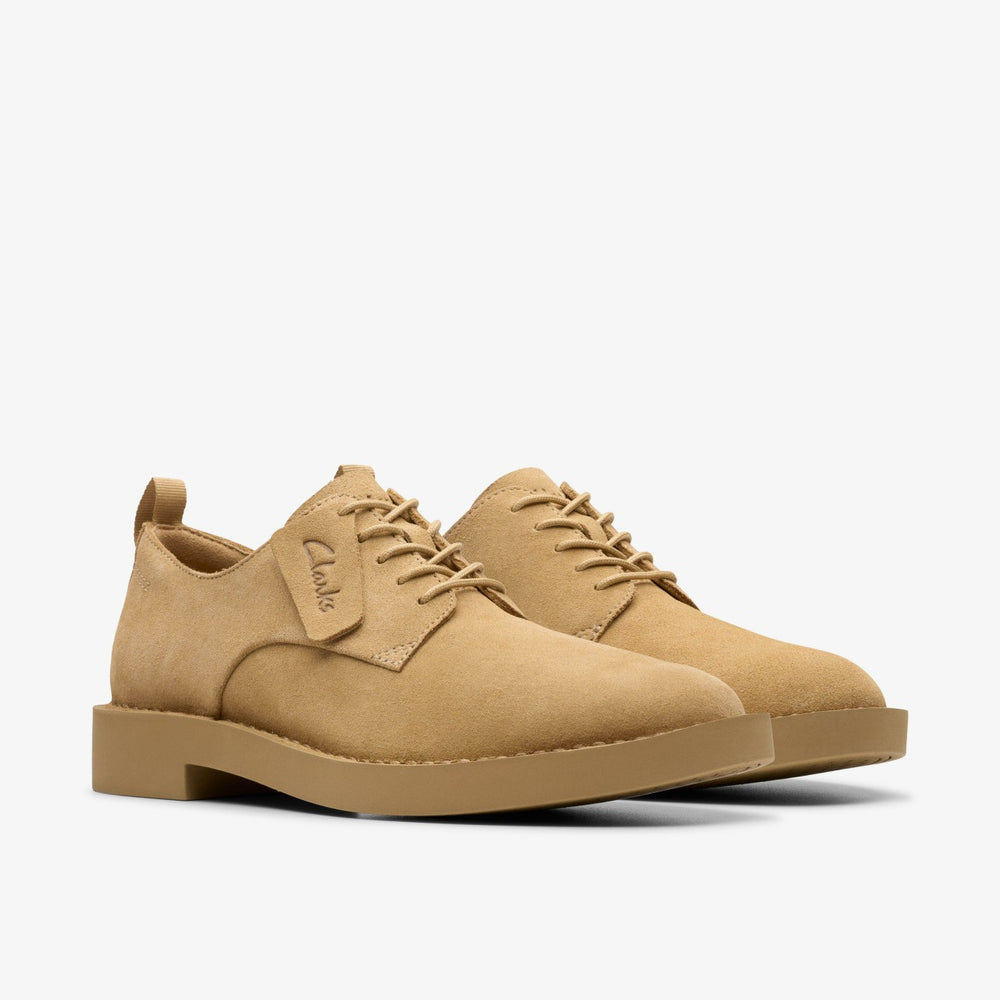 Martock Lace Dark Sand Suede