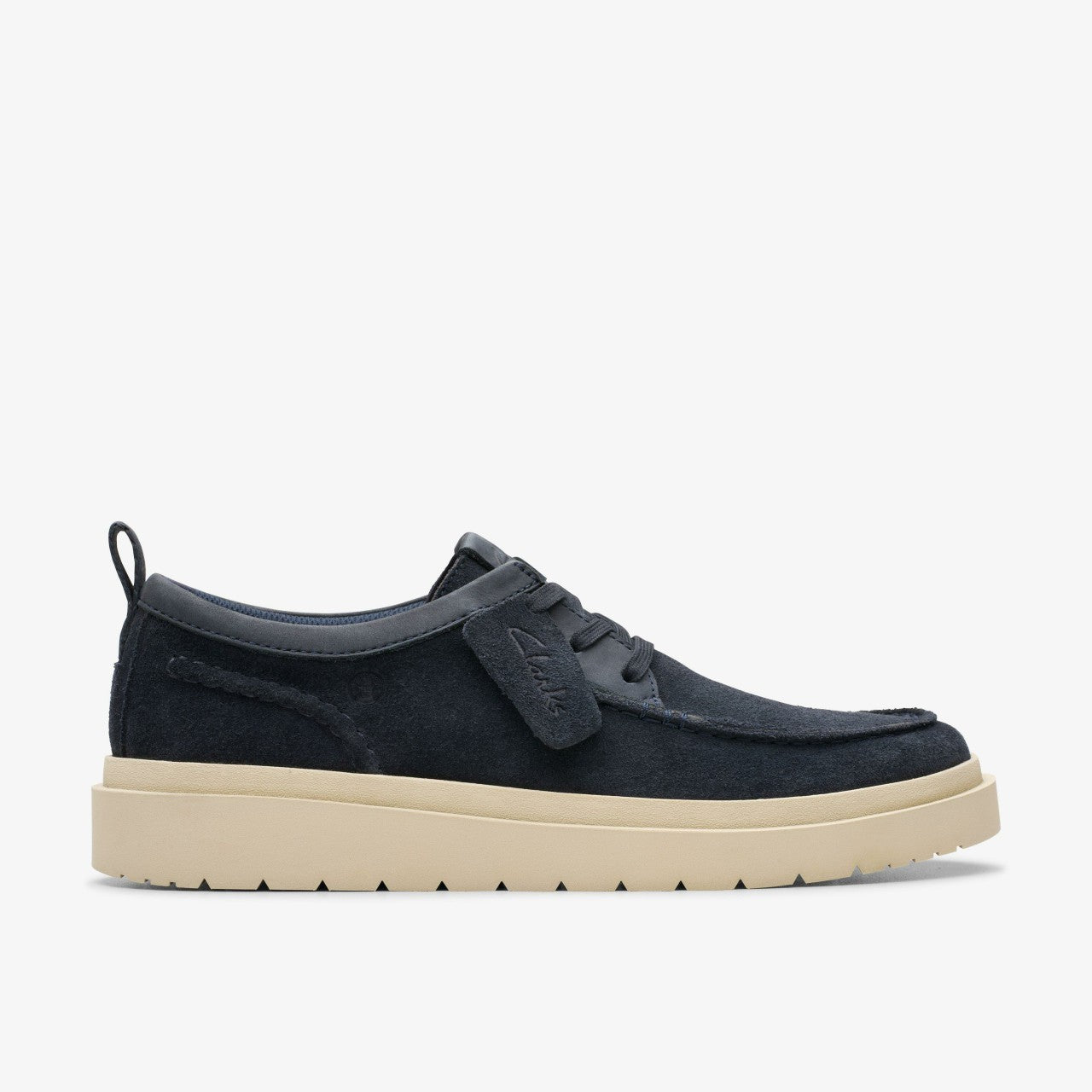 Polden Moc Navy Suede