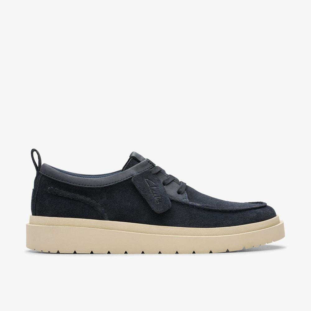 Polden Moc Navy Suede