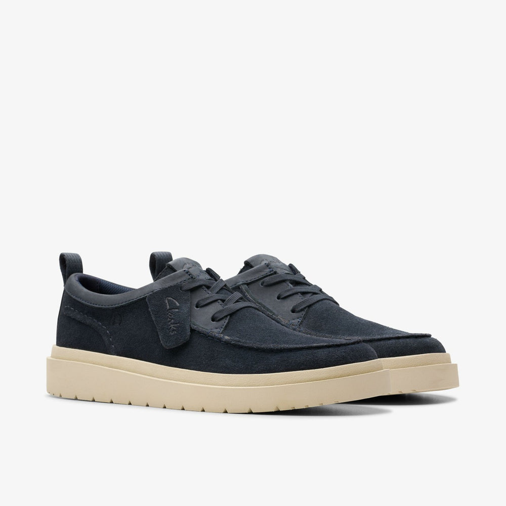 Polden Moc Navy Suede