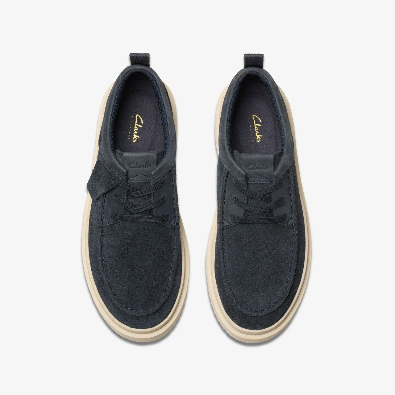 Polden Moc Navy Suede