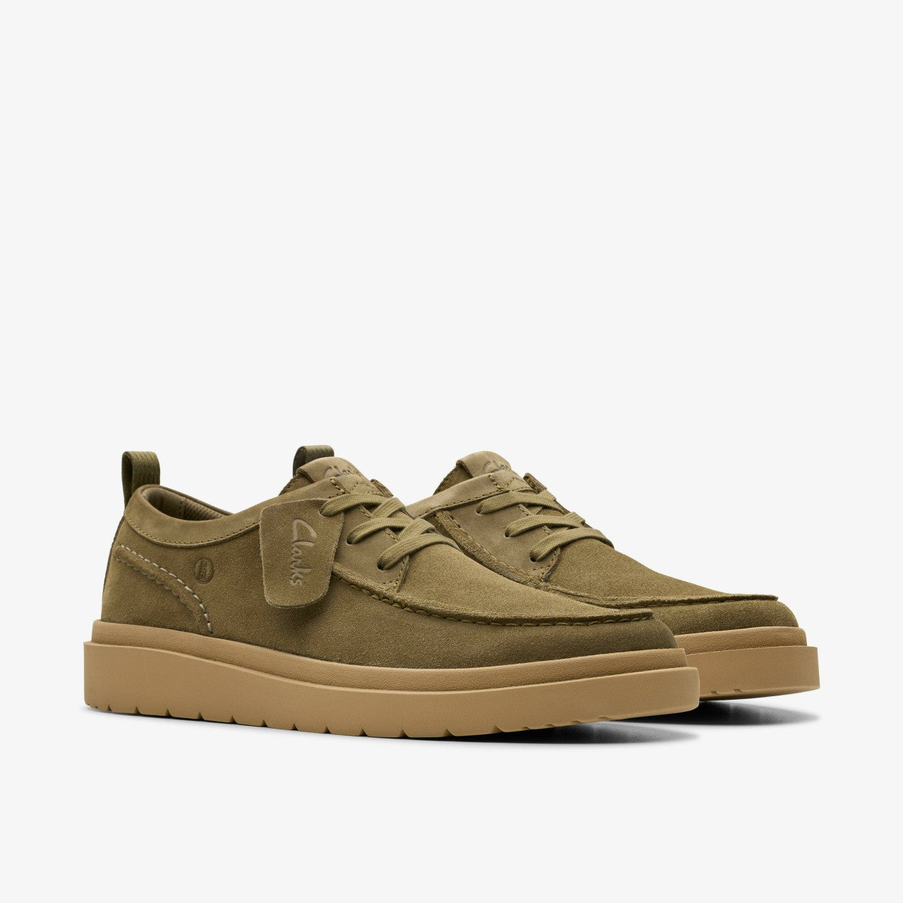Polden Moc Olive Suede