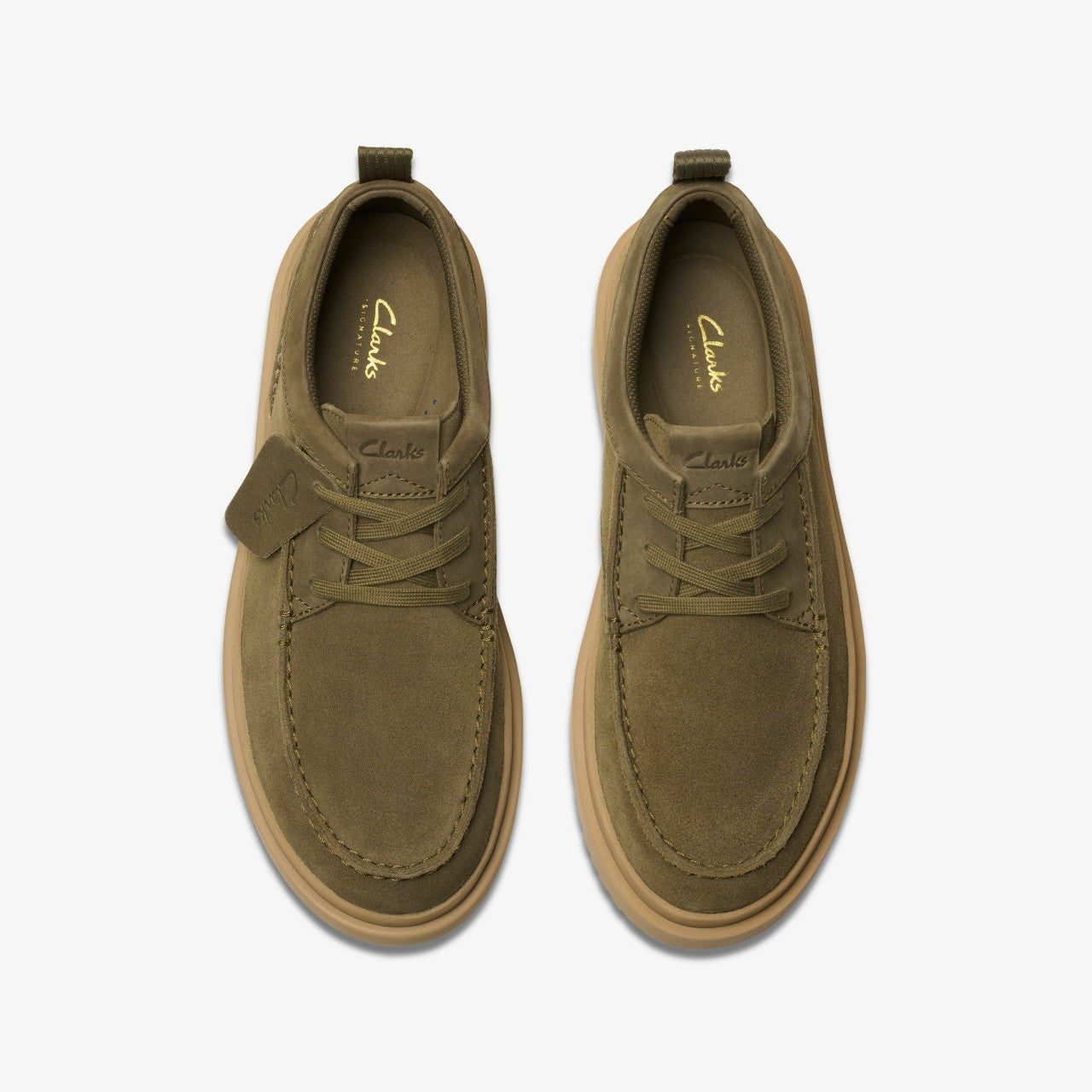 Polden Moc Olive Suede
