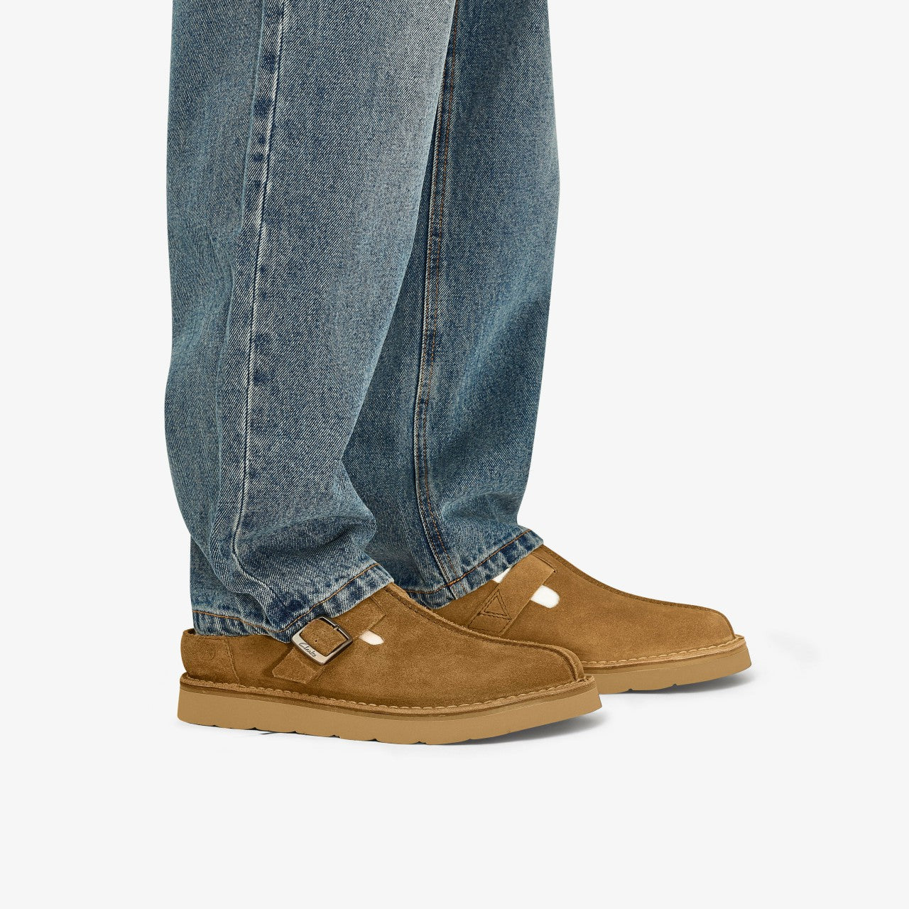 Solsbury Mule Cola Suede