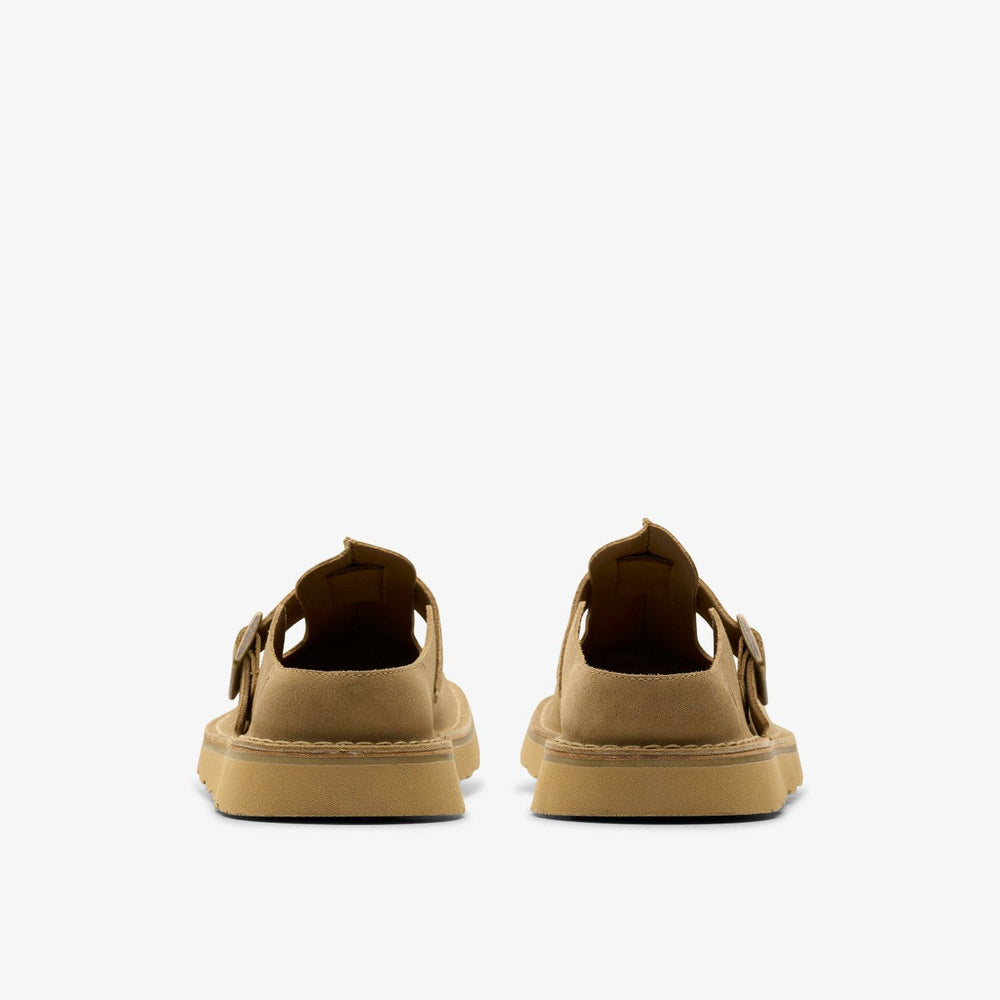 Solsbury Mule Dark Sand Suede