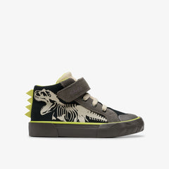 Foxing Rex Hi Toddler Black Canvas