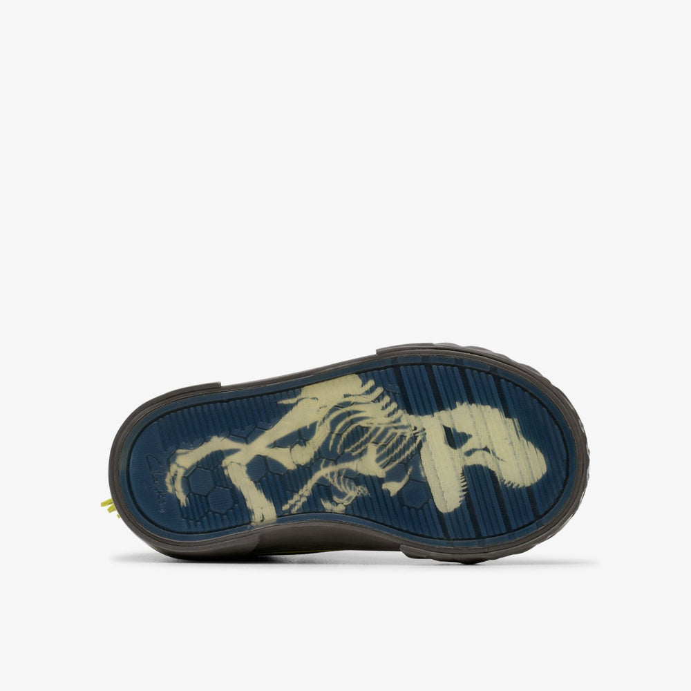 Foxing Rex Hi Toddler Black Canvas