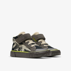 Foxing Rex Hi Toddler Black Canvas
