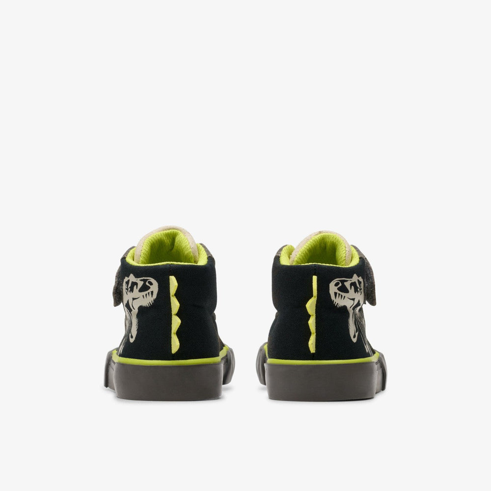 Foxing Rex Hi Toddler Black Canvas