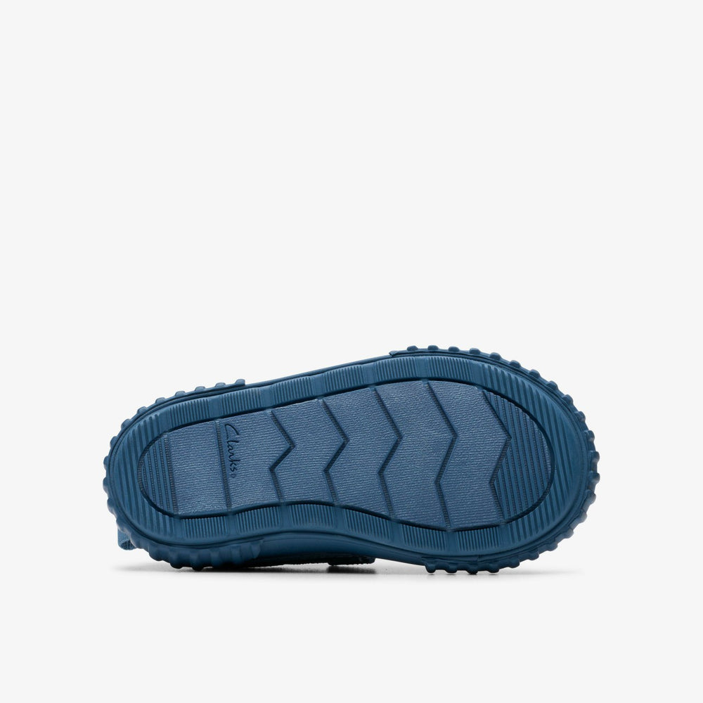 Foxing Stitch Toddler Blue Fabric