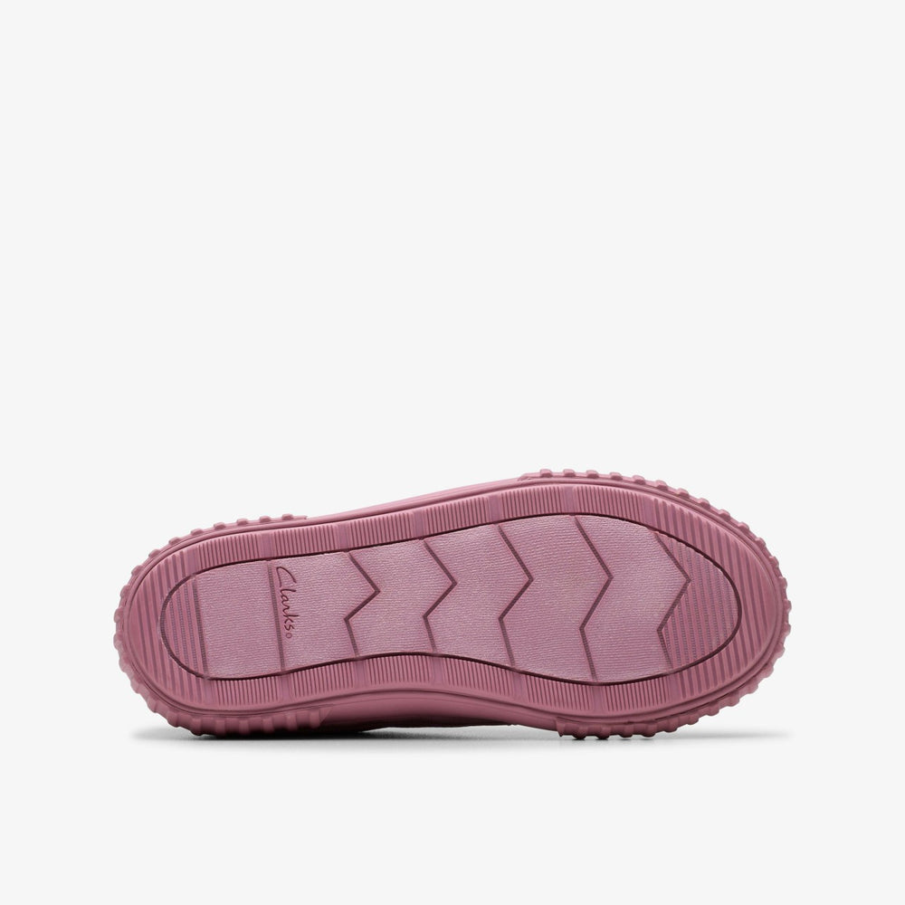 Foxing Stitch Kid Pink Fabric