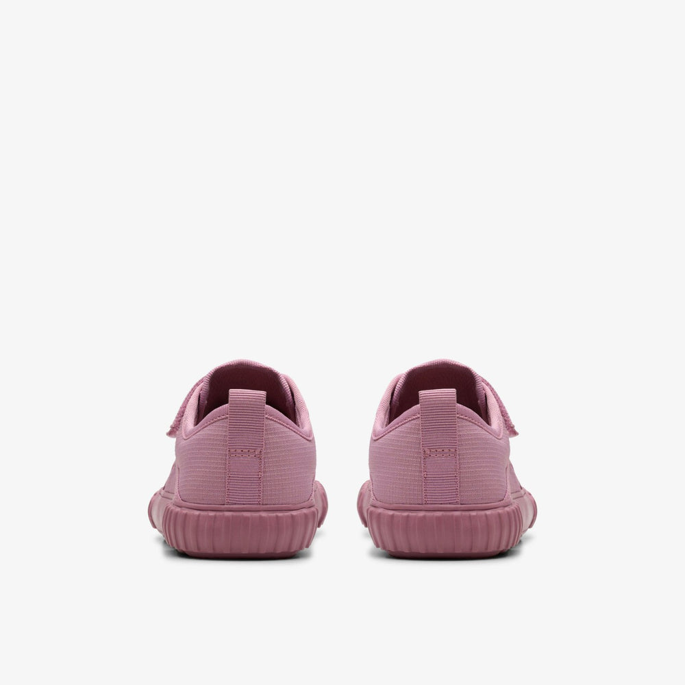 Foxing Stitch Kid Pink Fabric