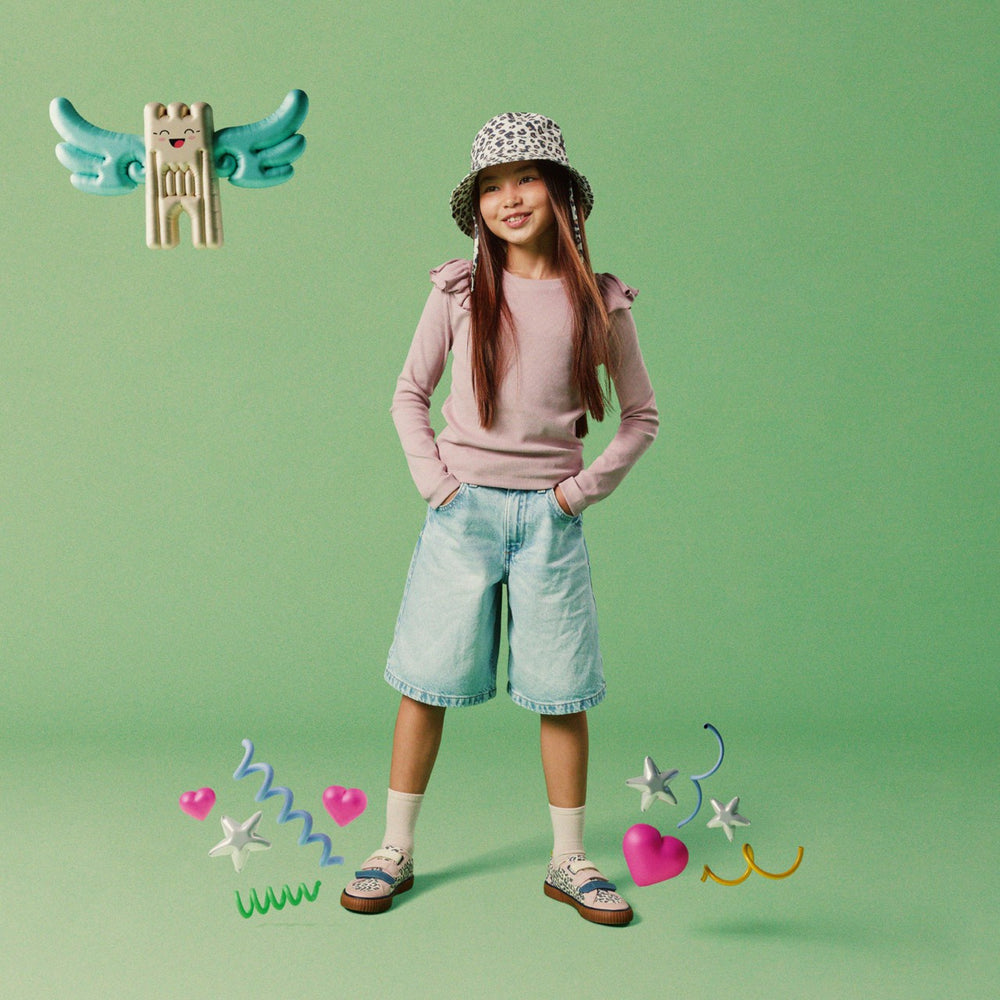 Foxing Vibe Kid Ecru Canvas