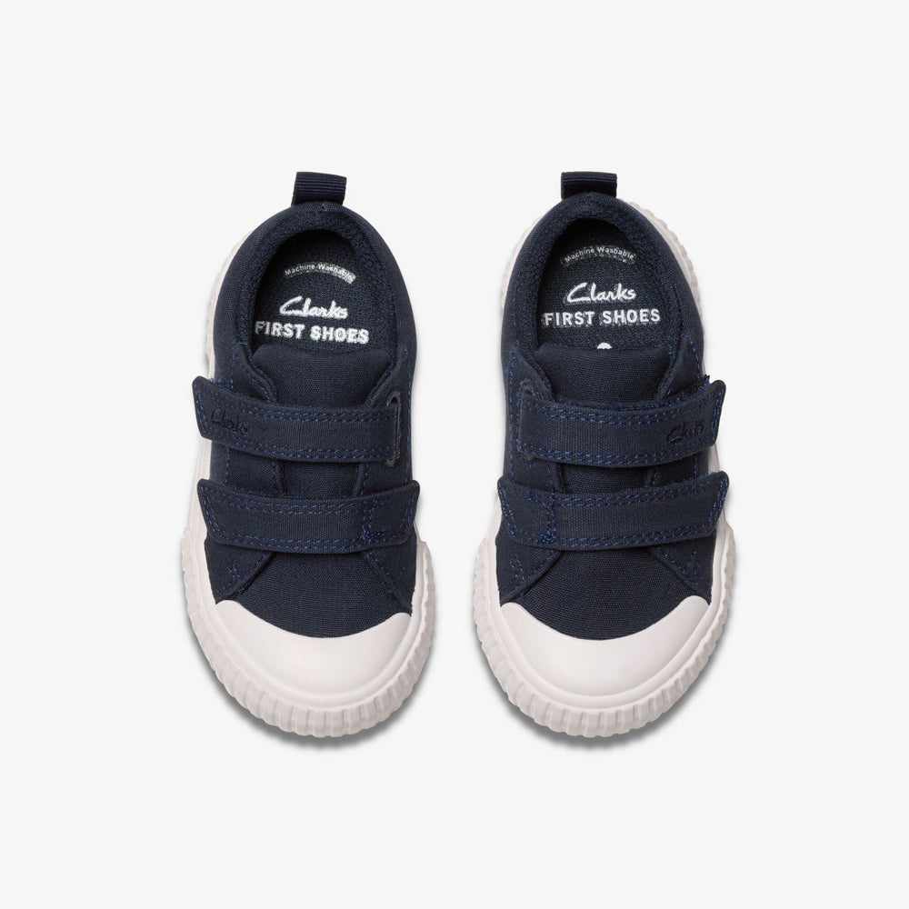 Foxing Vibe Toddler Navy Canvas