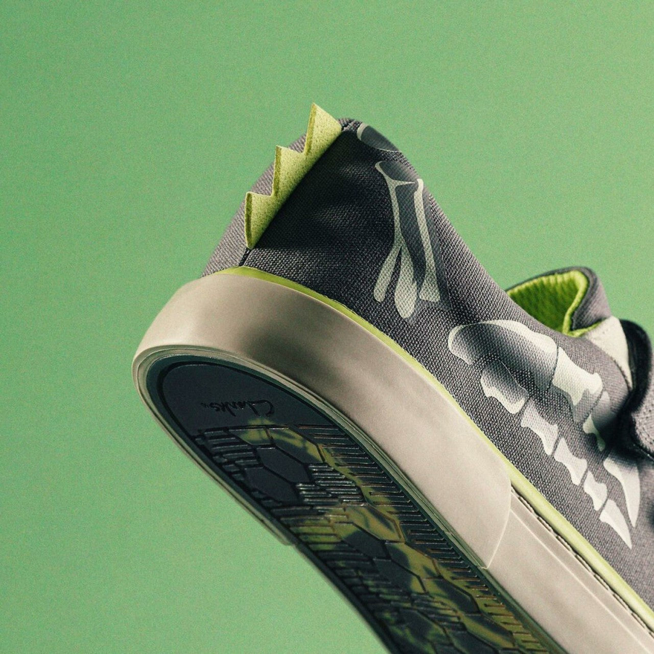 Foxing Stomp Toddler Grey Canvas