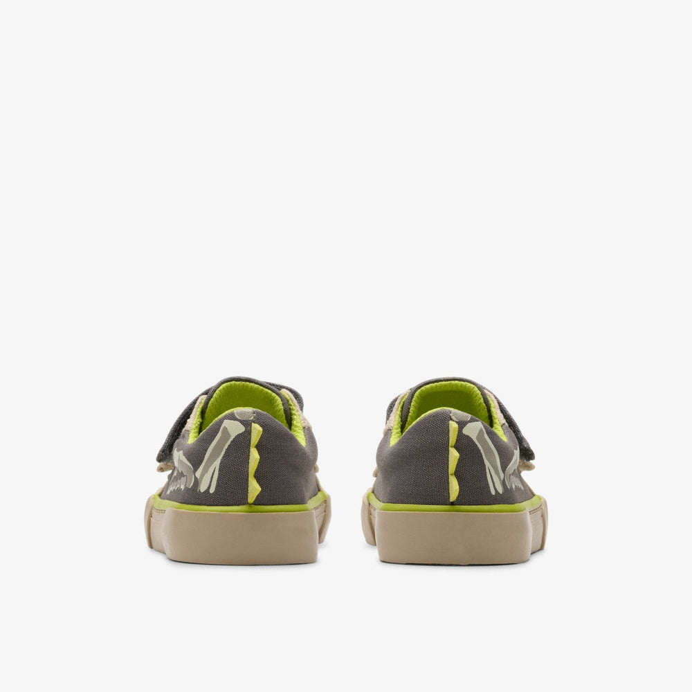Foxing Stomp Toddler Grey Canvas