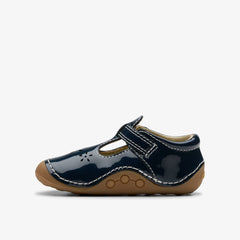 Tiny Skip Toddler Navy Patent