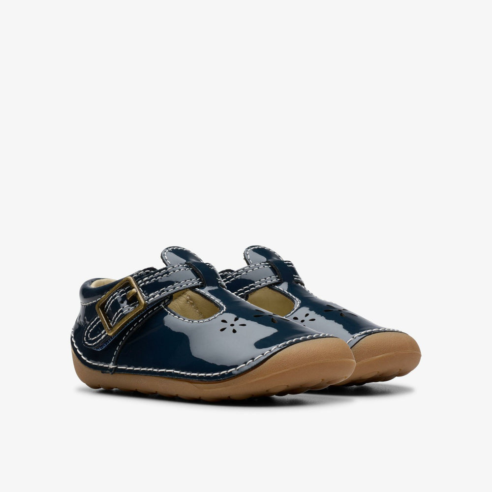 Tiny Skip Toddler Navy Patent