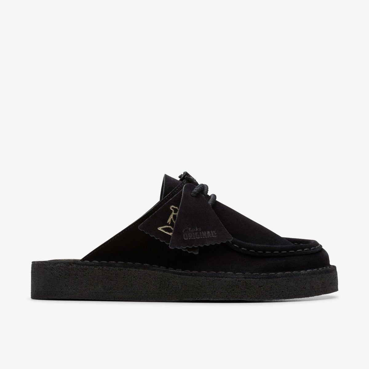 Desert Nomad Mule Black Suede