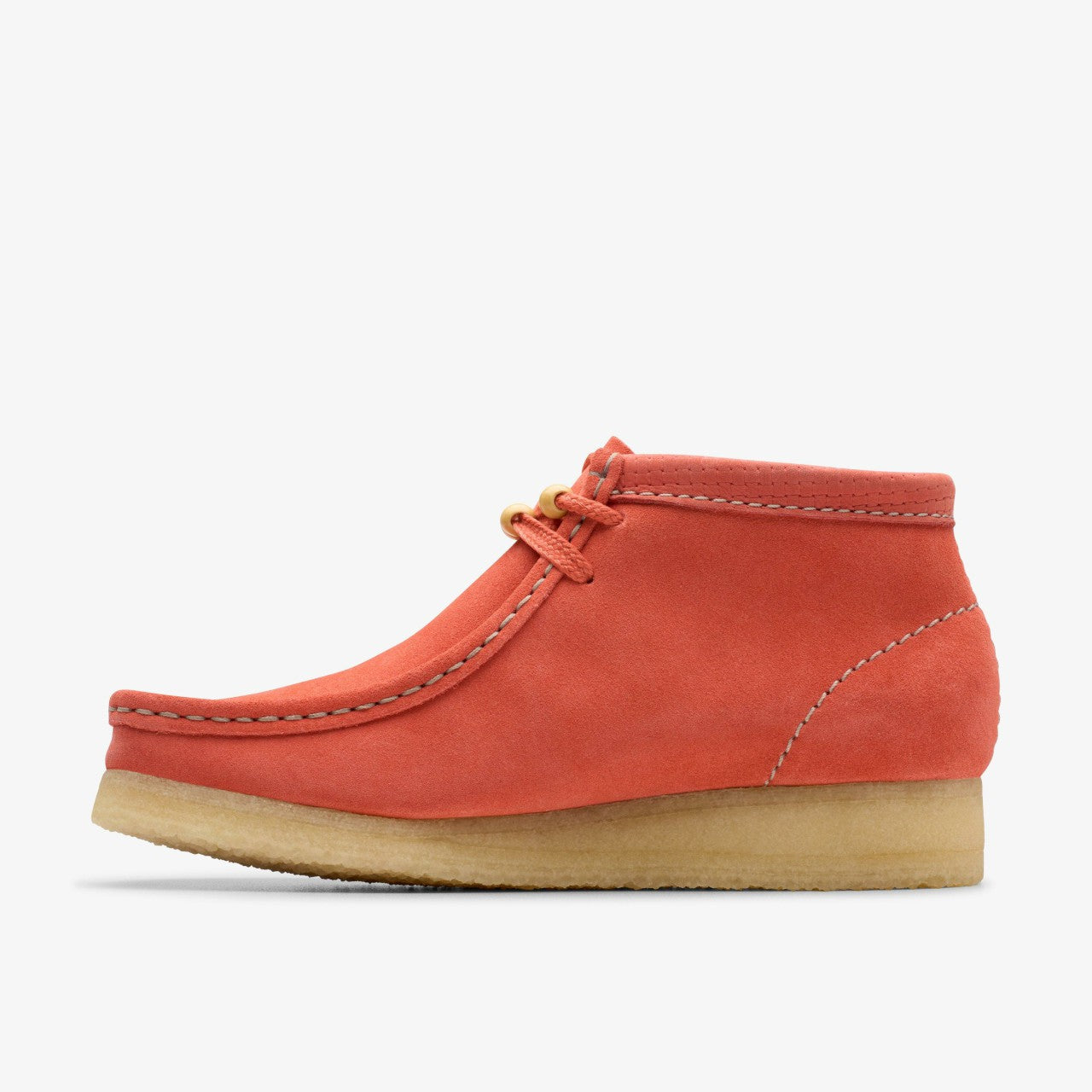 Wallabee Boot Coral Suede