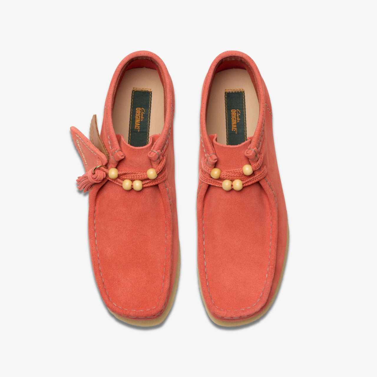 Wallabee Boot Coral Suede