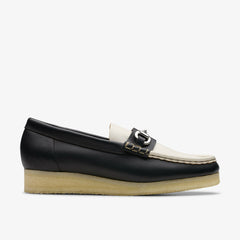 Wallabee Loafer HBIT Black/White Leather