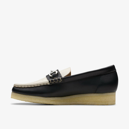 Wallabee Loafer HBIT Black/White Leather