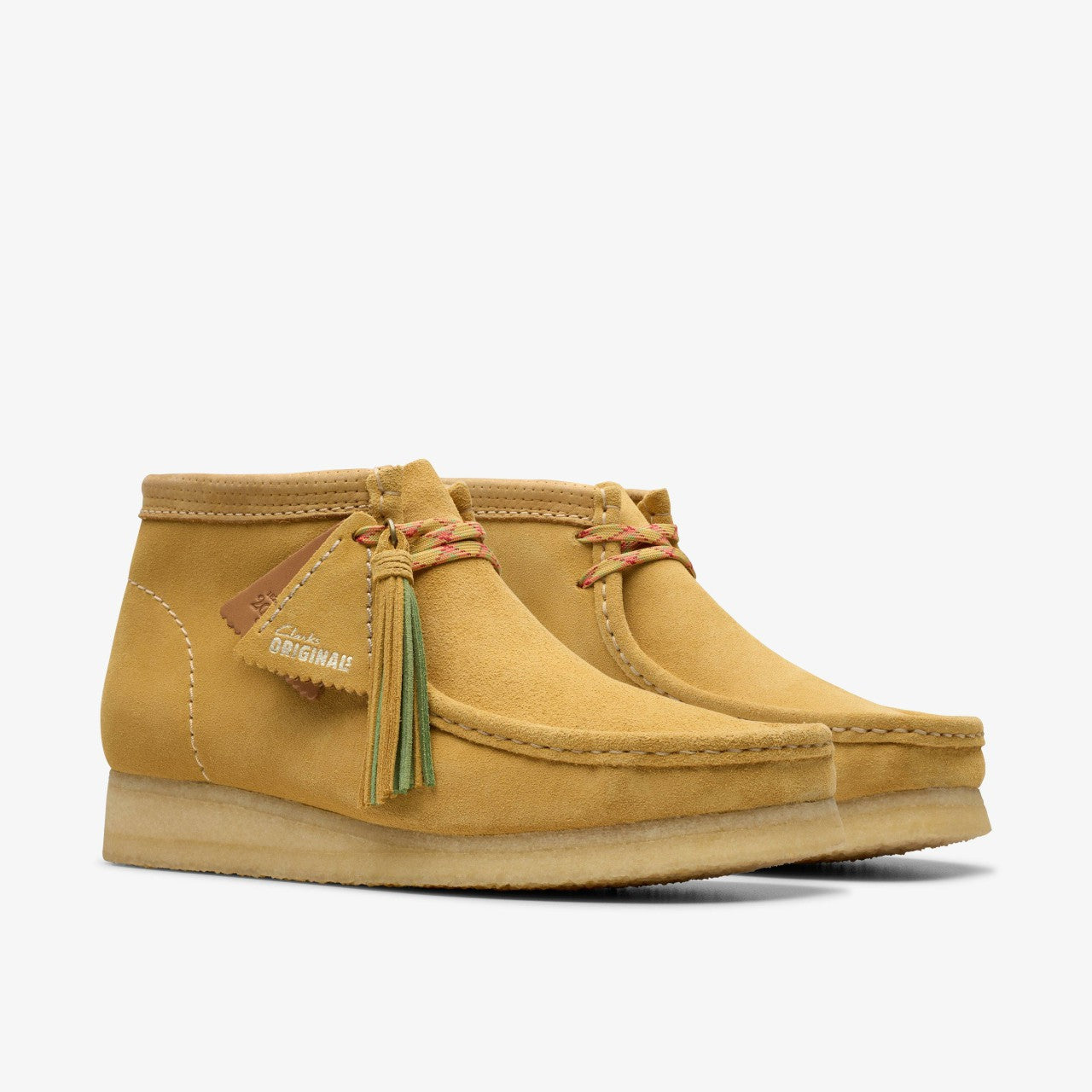 Wallabee Boot Golden Tan Suede