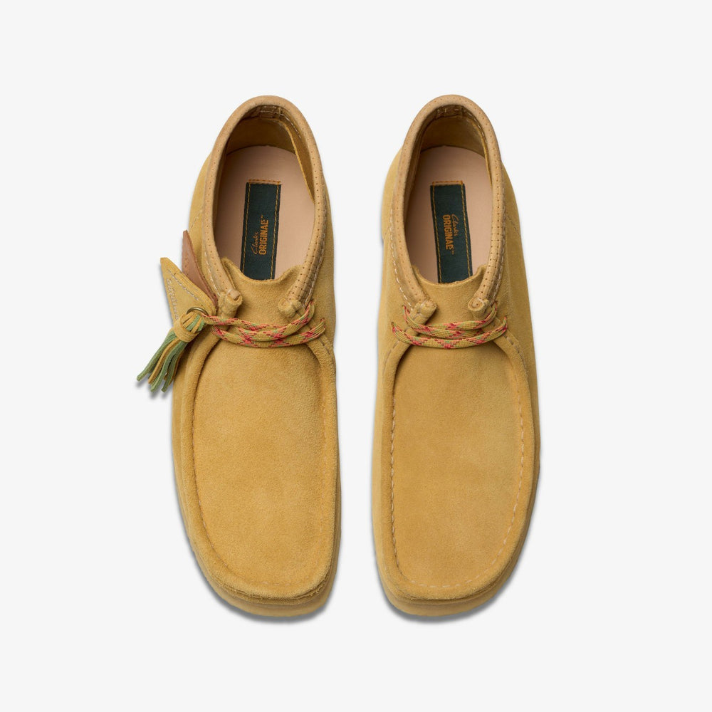 Wallabee Boot Golden Tan Suede