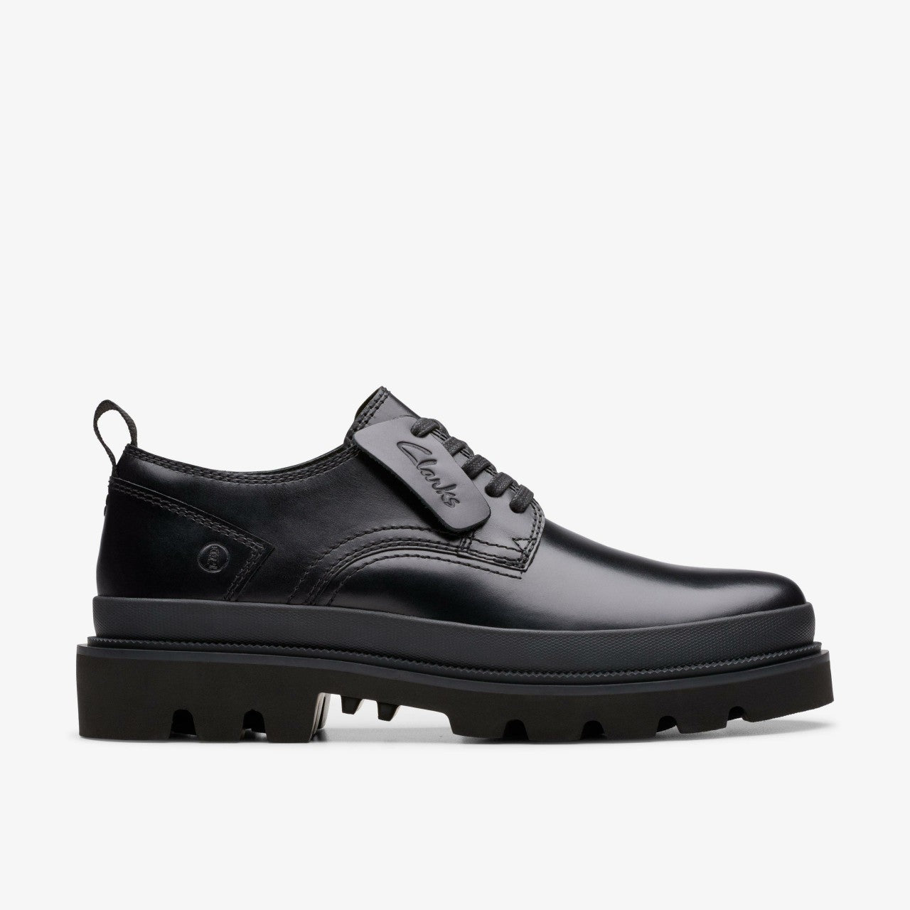 Badell Lace Black Leather