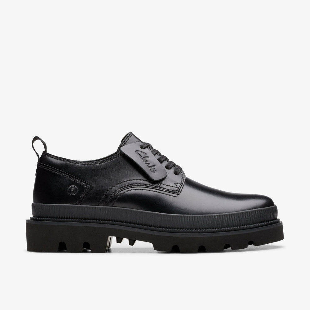 Badell Lace Black Leather