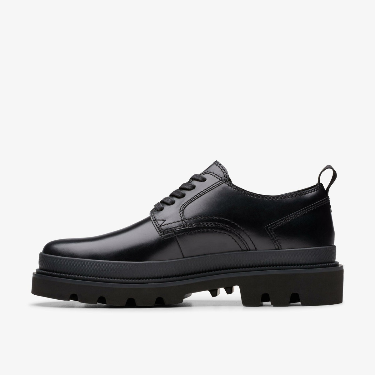Badell Lace Black Leather