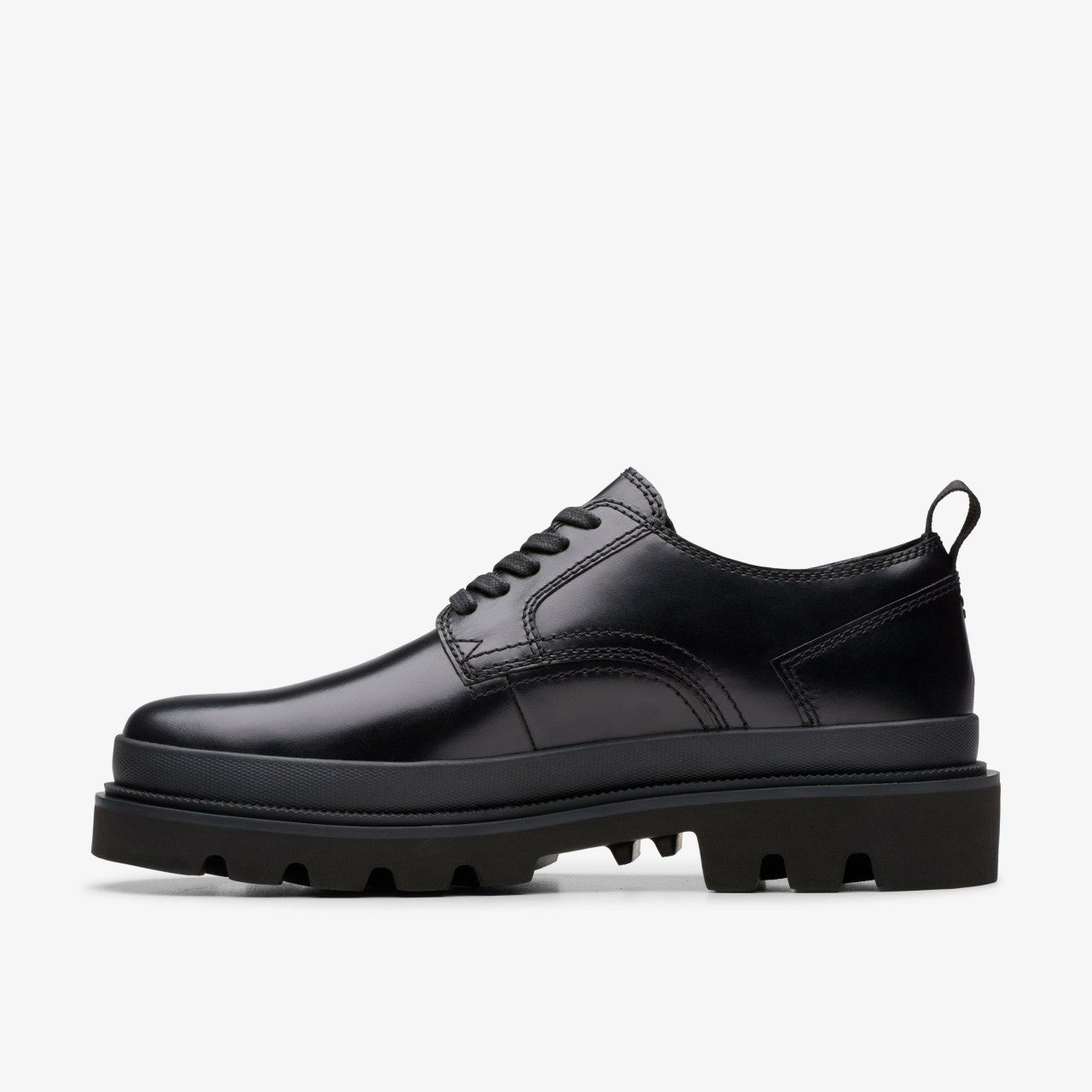 Badell Lace Black Leather