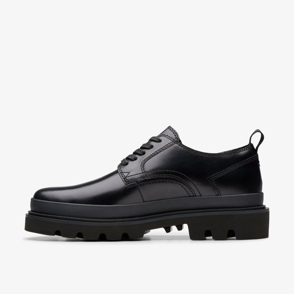 Badell Lace Black Leather