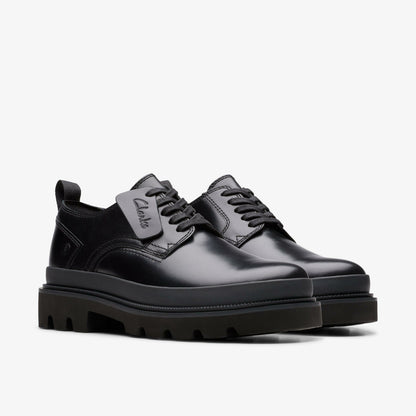 Badell Lace Black Leather