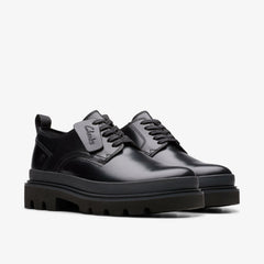Badell Lace Black Leather