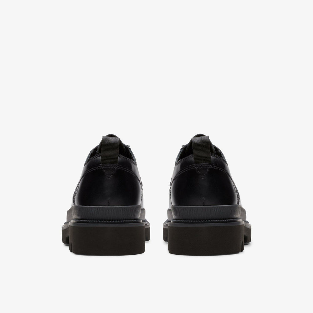 Badell Lace Black Leather