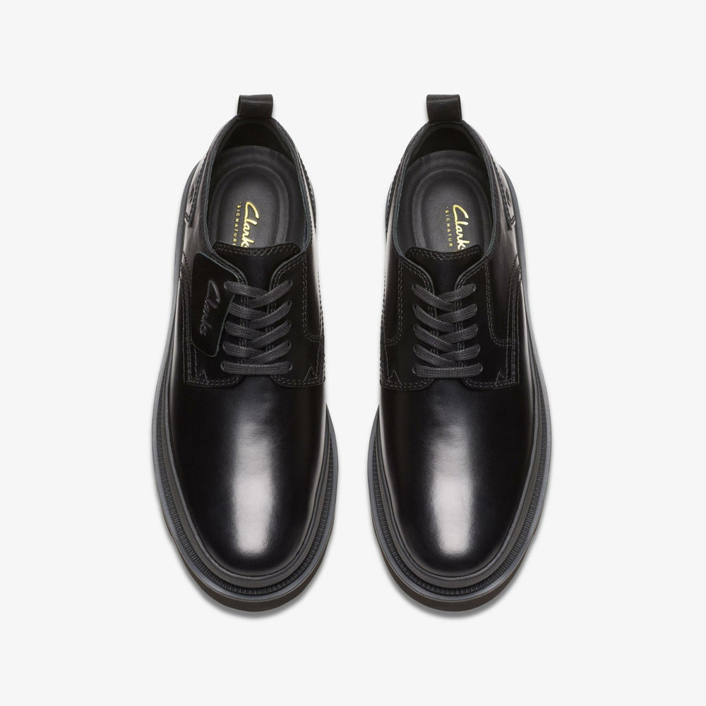 Badell Lace Black Leather