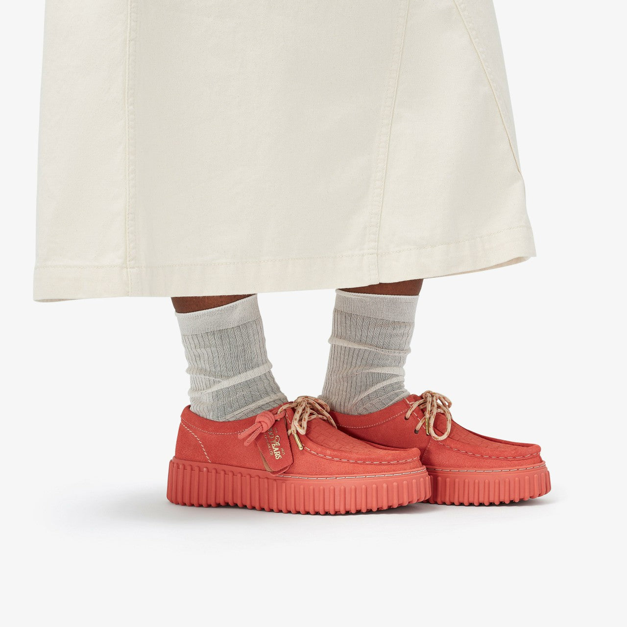 Torhill Bee Coral Suede