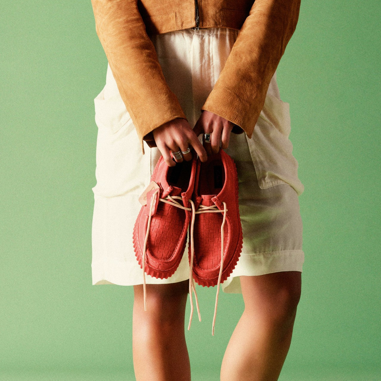 Torhill Bee Coral Suede