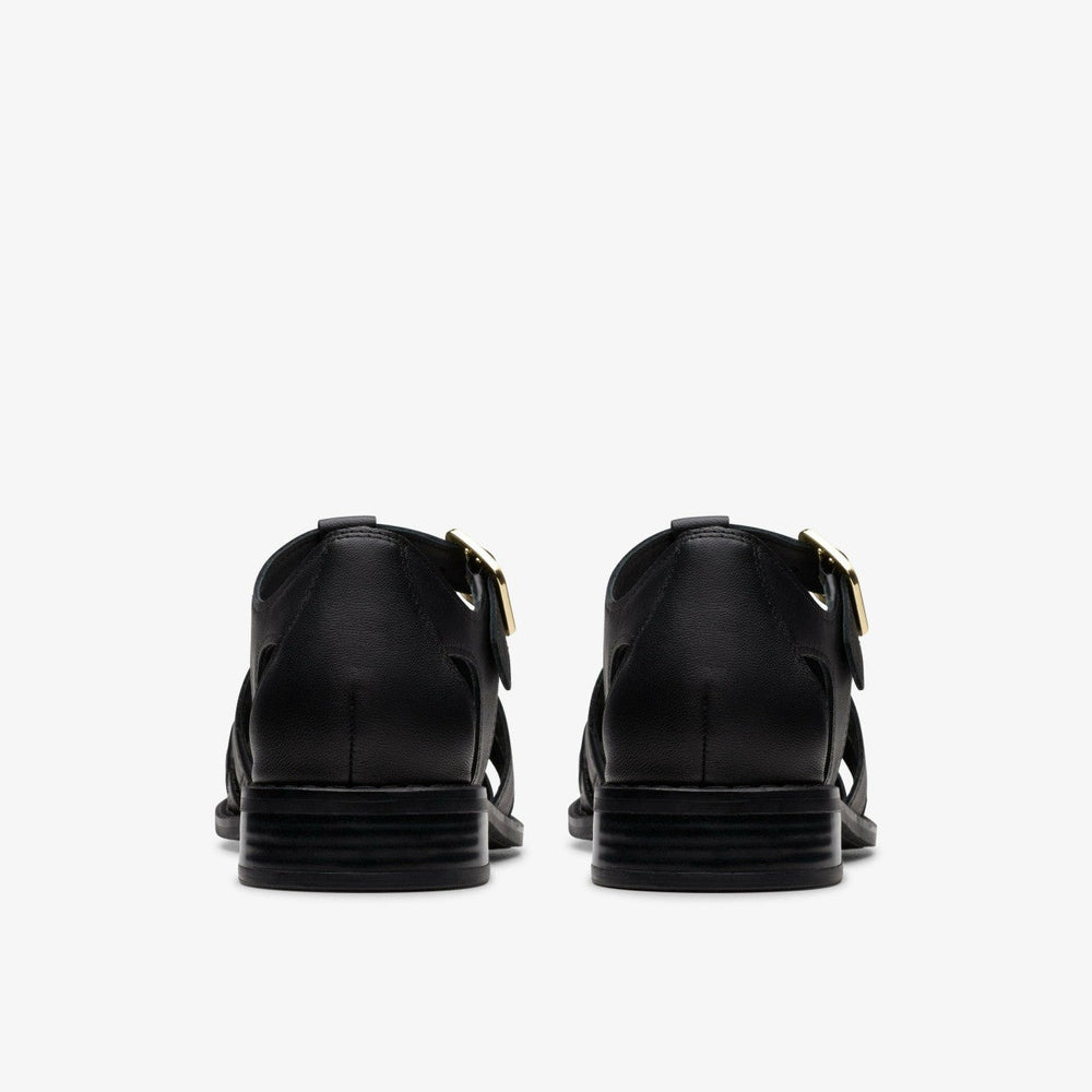 Hana Sun Black Leather