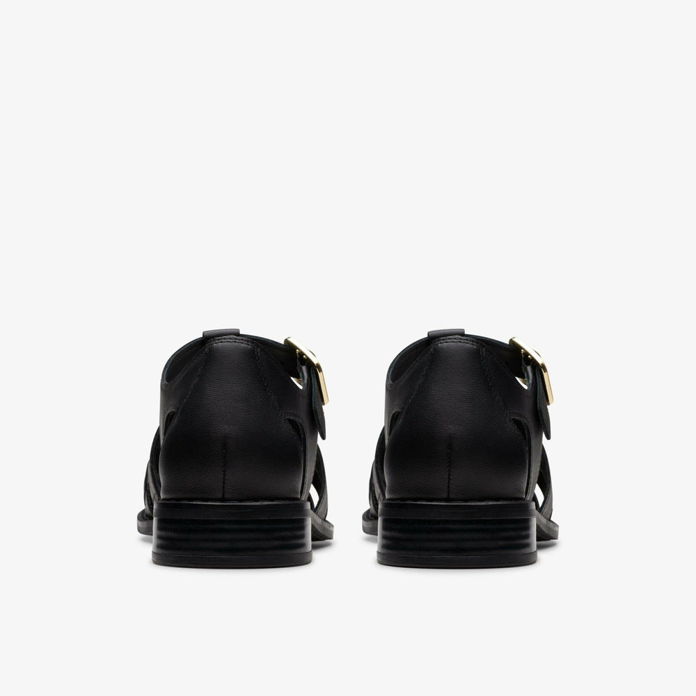 Hana Sun Black Leather