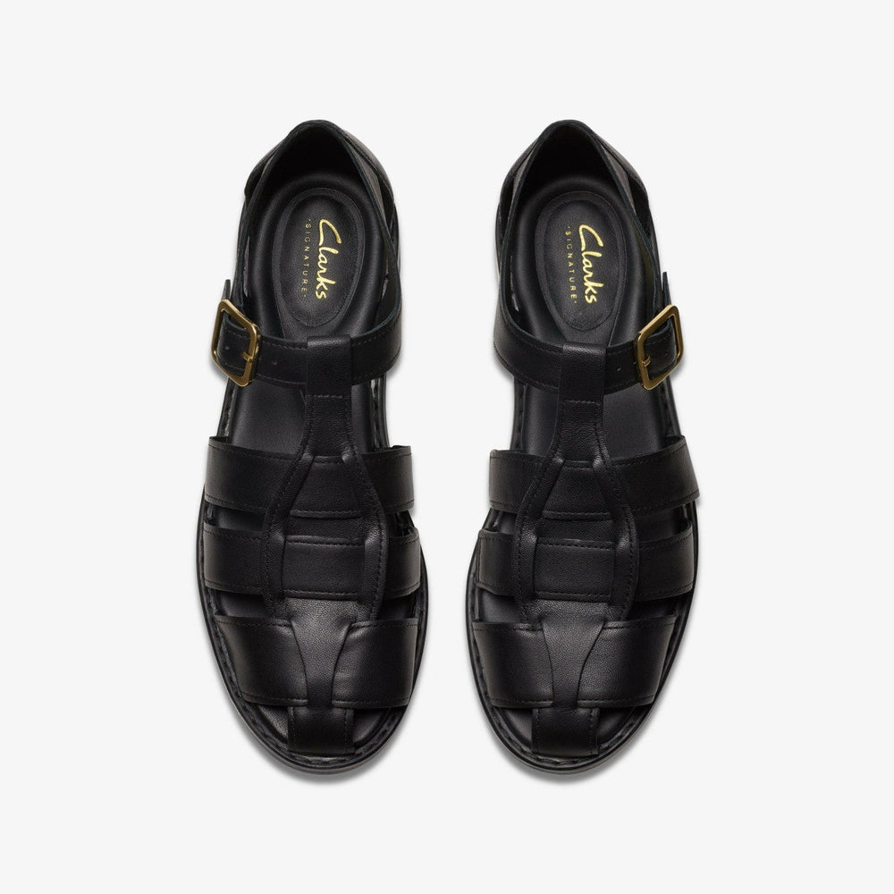 Hana Sun Black Leather