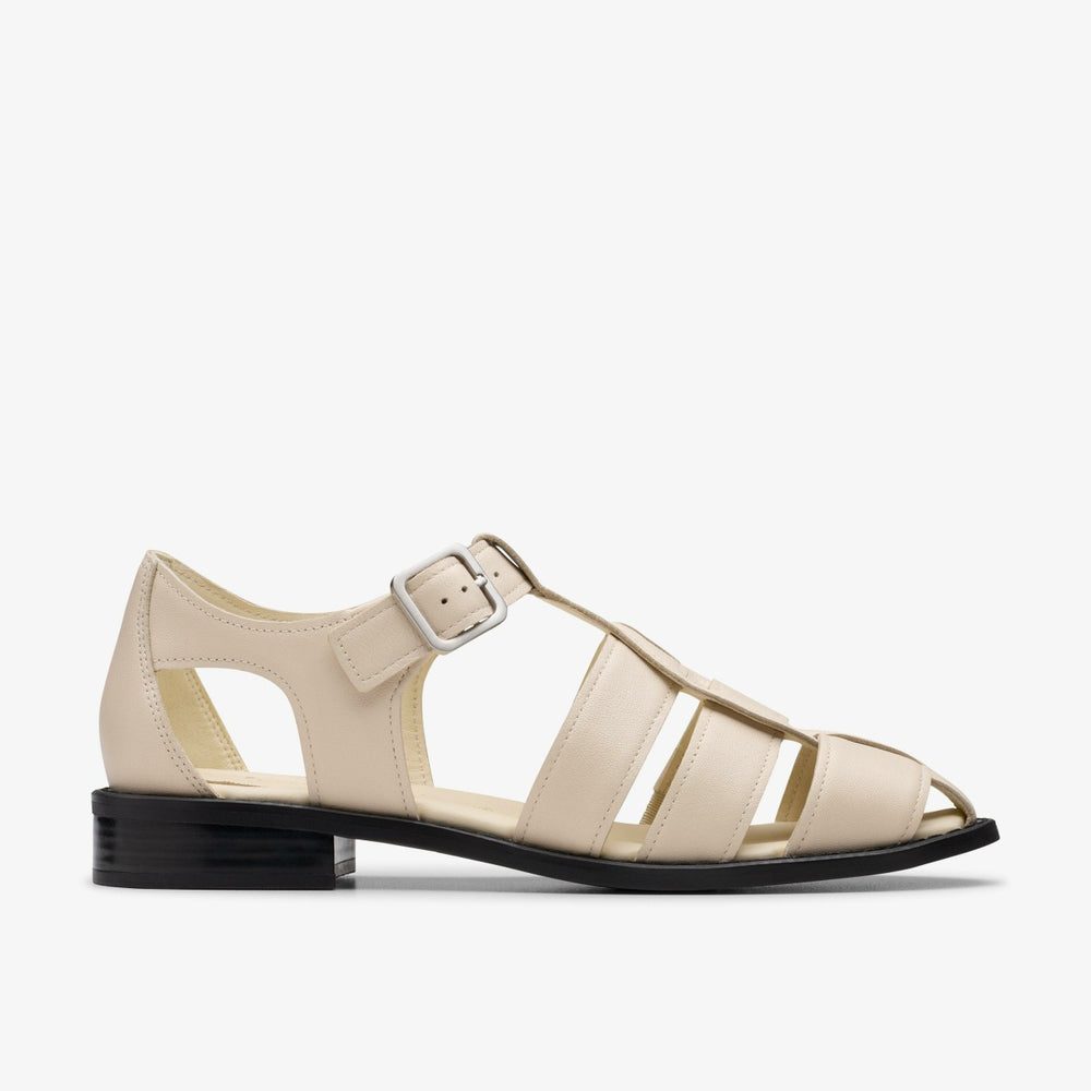 Hana Sun Off White Leather