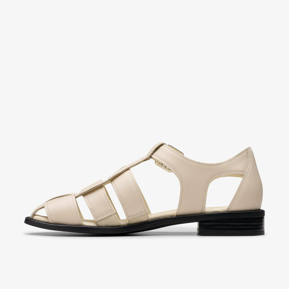 Hana Sun Off White Leather