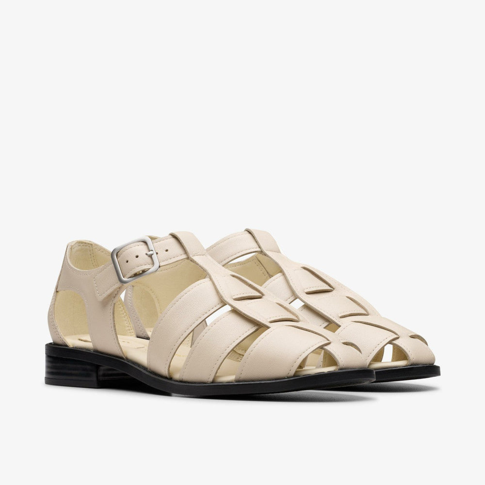 Hana Sun Off White Leather
