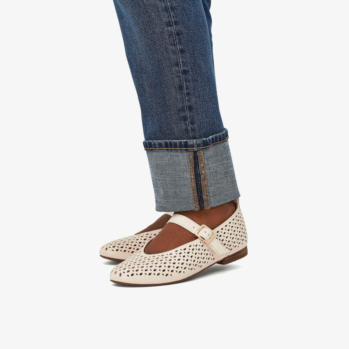 Fawna Jane Cream Leather