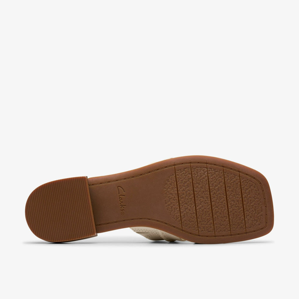 Ariany Mule Cream Leather